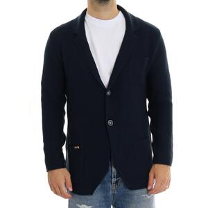 GIACCA IN MAGLIA BLU